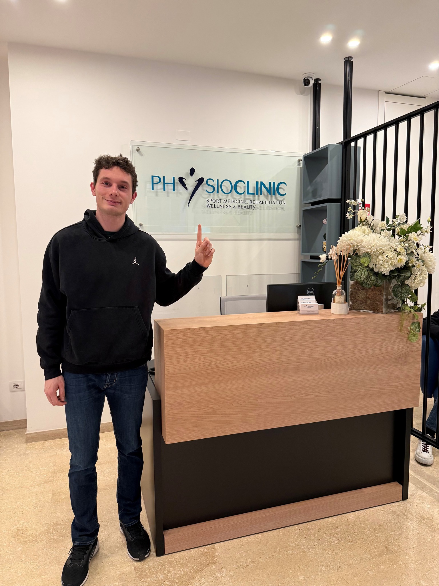 Filippo Tortu in Physioclinic